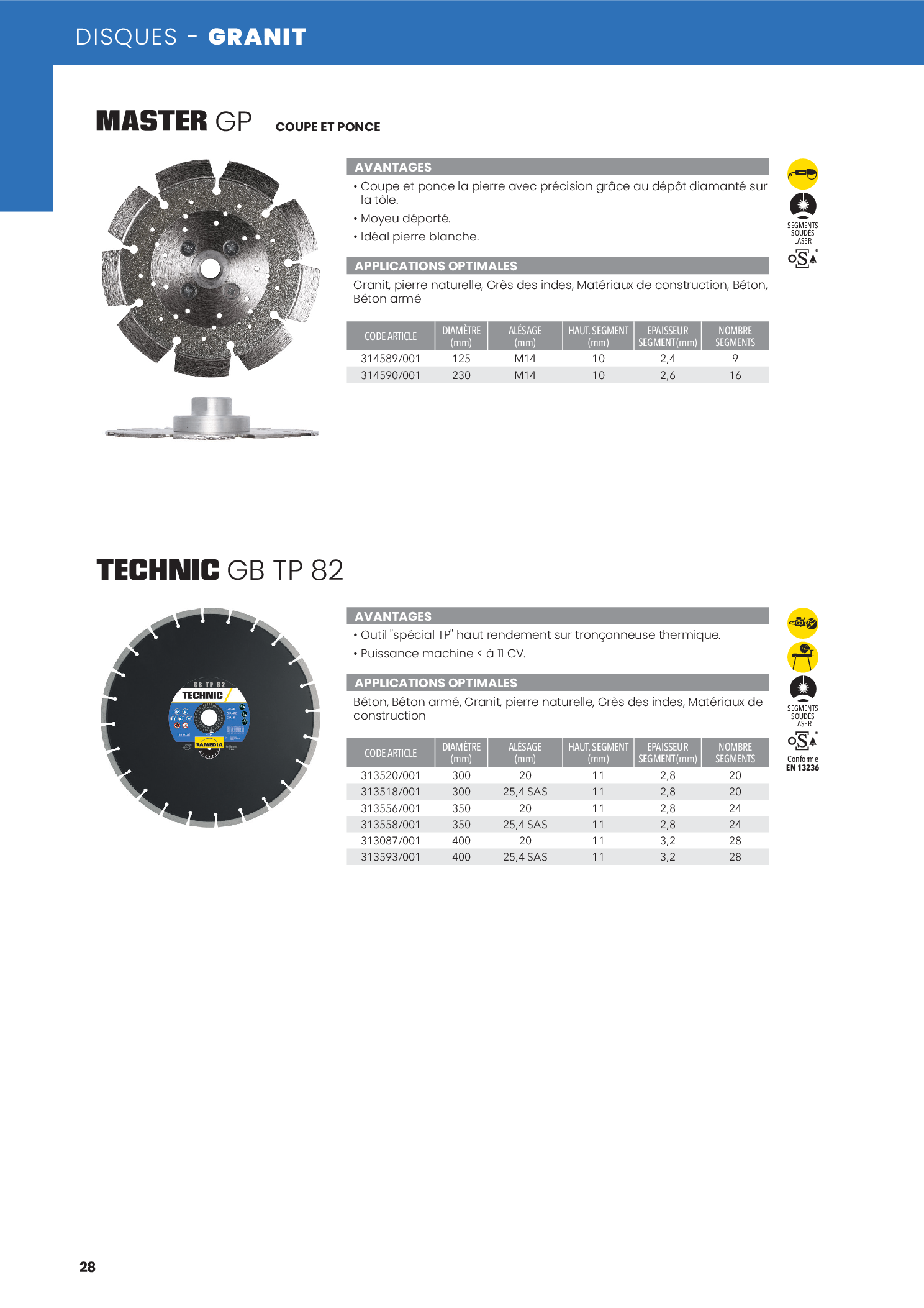 TECHNIC GB TP 82 dans le catalogue SAMEDIA — page 28