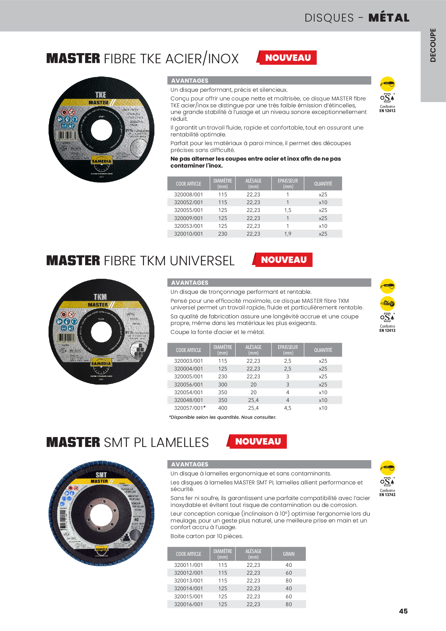 MASTER FIBRE TKM dans le catalogue SAMEDIA — page 45
